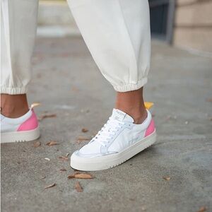 Oncept London Platform Leather Sneakers